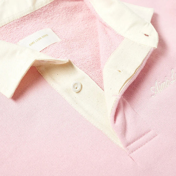 AIME LEON DORE Men's 20oz Terry Ribbed Shoulder Rugby Hoodie NWT