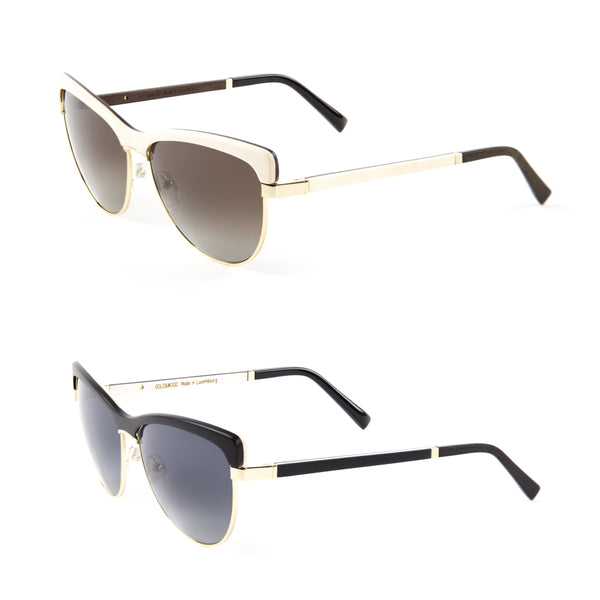 Gold & Wood Women's Altais Cateye Sunglasses 58mm $830 NEW