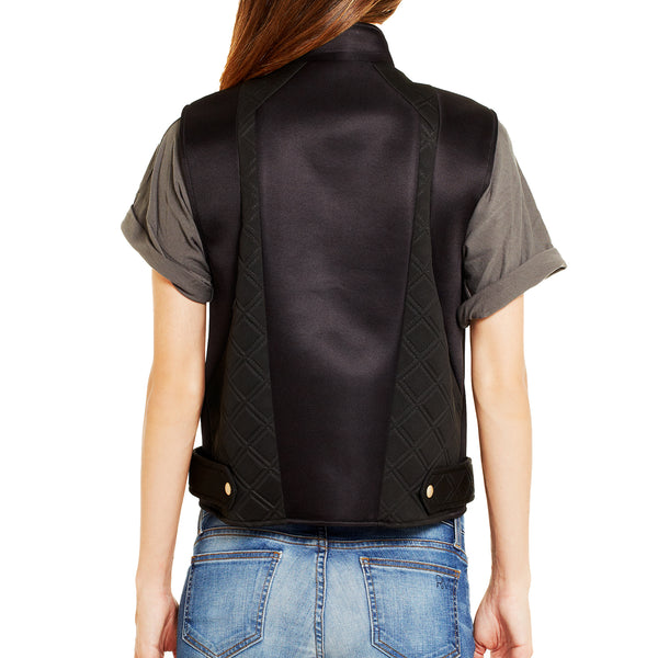 REBECCA MINKOFF Women's Black Sleeveless Atlantic Vest $398 NWT