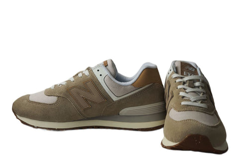 NEW BALANCE Men's Beige Classics Traditionnels Sneakers #ML574AA2 NWB