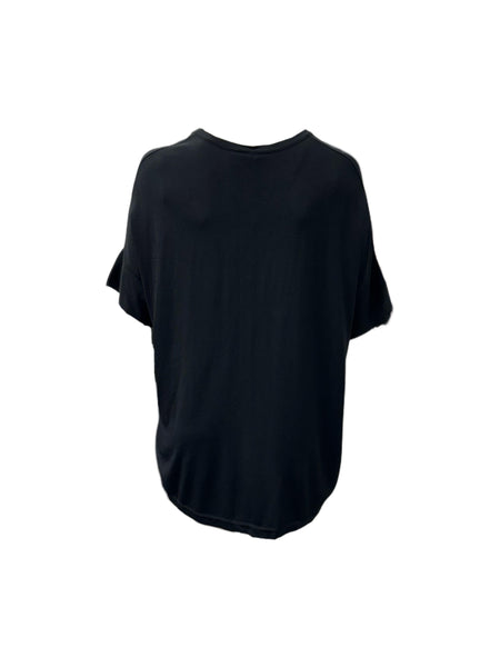 Marina Rinaldi Women's Black Abaca Pullover Sweater NWT