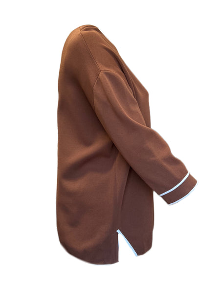 Marina Rinaldi Women's Brown Abbracci Pullover Sweater NWT