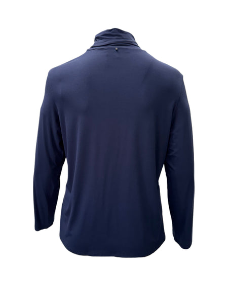 Marina Rinaldi Women's Blue Abetaia Pullover Sweater NWT