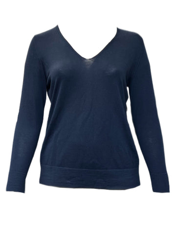 Marina Rinaldi Women's Blue Accento Pullover Sweater NWT