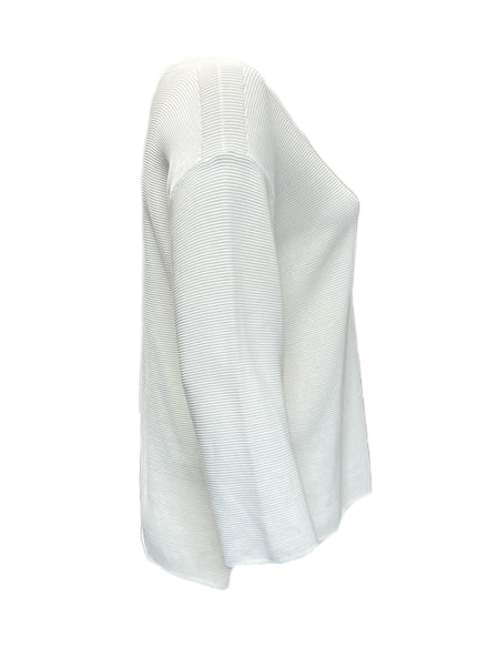 Marina Rinaldi Women's White Acceso Knitted Sweater NWT