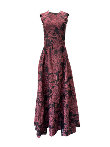 Max Mara Women's Red Acinoso Maxi Dress Size 6 NWT
