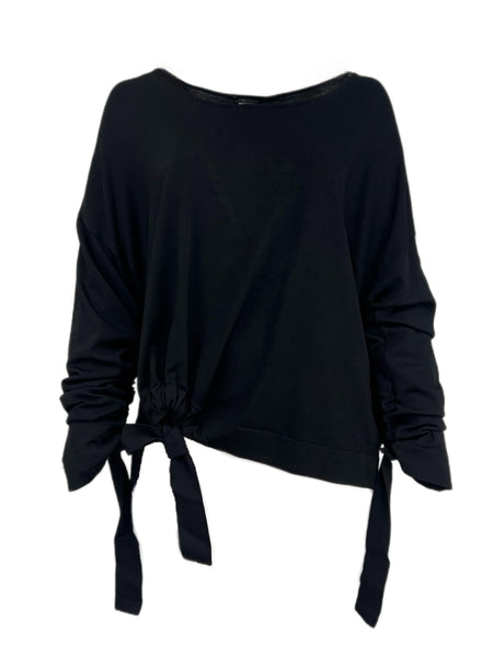 Marina Rinaldi Women's Black Acrobata Knitted Sweater Size XL NWT