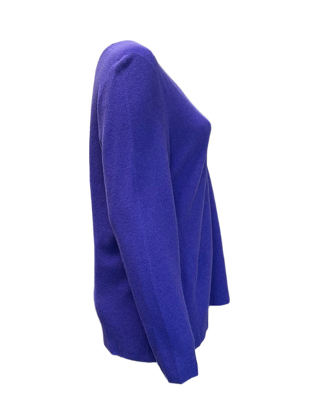 Marina Rinaldi Women's Purple Acuto Cashmere Acuto Knitted Sweater NWT
