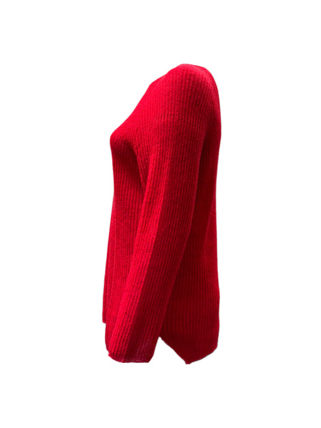 Marina Rinaldi Women's Red Addetto Pullover Sweater NWT