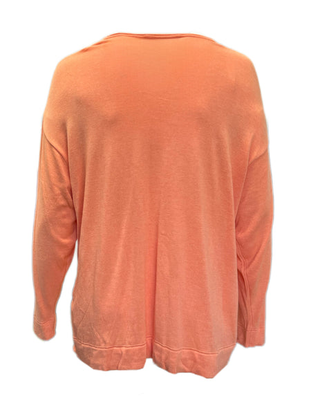Marina Rinaldi Women's Orange Addetto Knitted Cardigan NWT