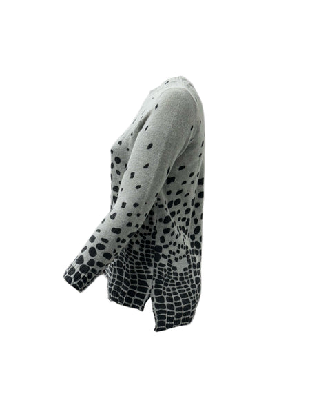 Marina Rinaldi Women's Grey Adibire Pullover Sweater NWT