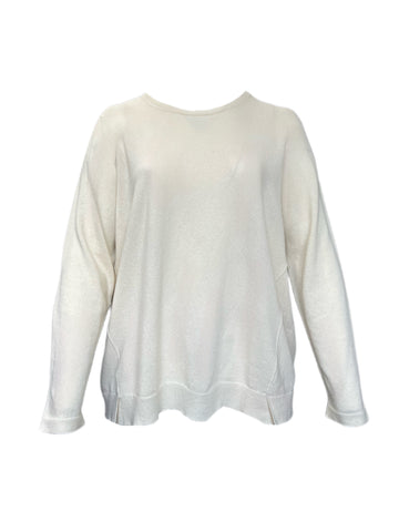 Marina Rinaldi Women's Beige Adorno Cashmere Blended Sweater Size XL NWT