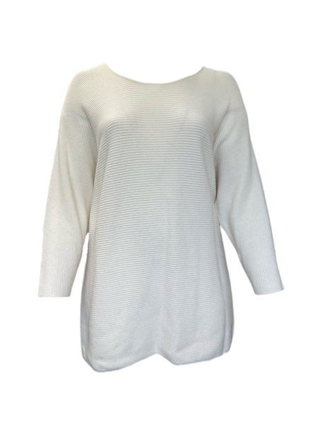 Marina Rinaldi Women's Beige Adottato Knitted Sweaater Size XL NWT