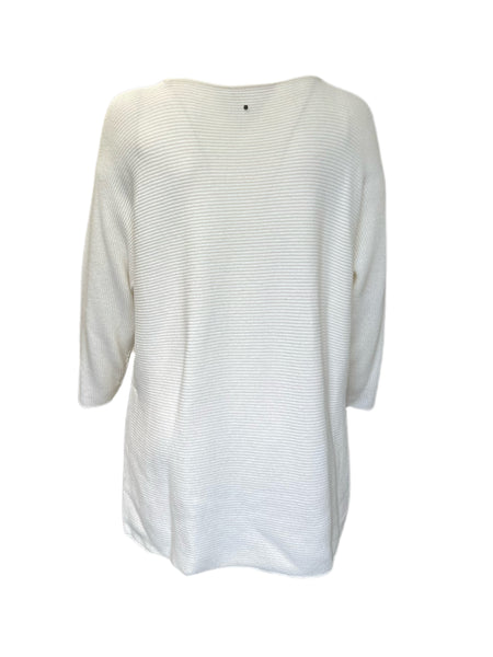 Marina Rinaldi Women's Beige Adottato Knitted Sweaater Size XL NWT