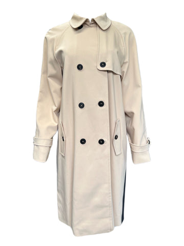 Marella By Max Mara Women's Camel Agiato Double Breasted Trenchcoat Size 14