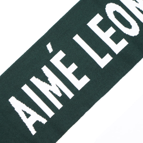 AIME LEON DORE logo scarf マフラー AIME LEON DORE Men's Jacquard Knit Logo Scarf NWT – Walk Into Fashion