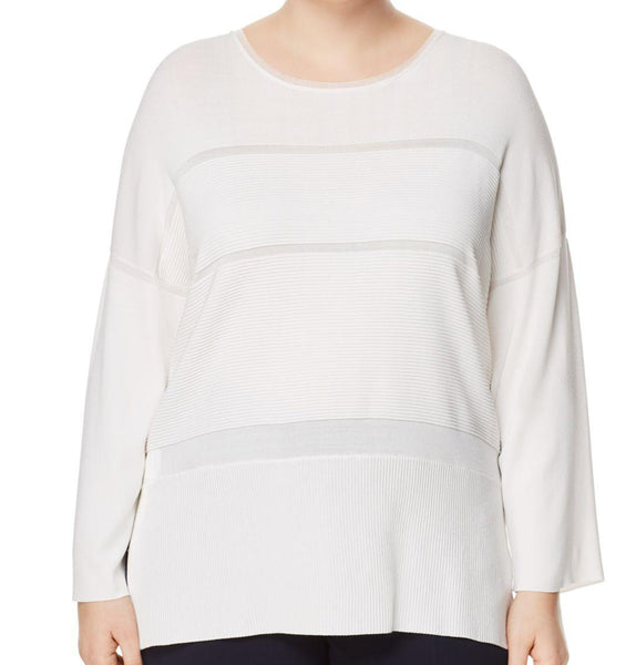 MARINA RINALDI Women's Ala Rib Knit Sweater $375 NWT