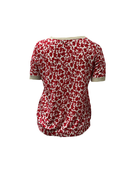 Marina Rinaldi Women's Red Aladino Pullover Sweater NWT