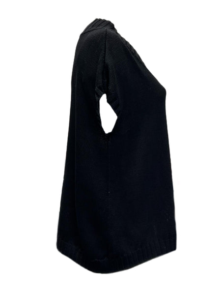 Marina Rinaldi Women's Black Alamaro Sleeveless Sweater NWT