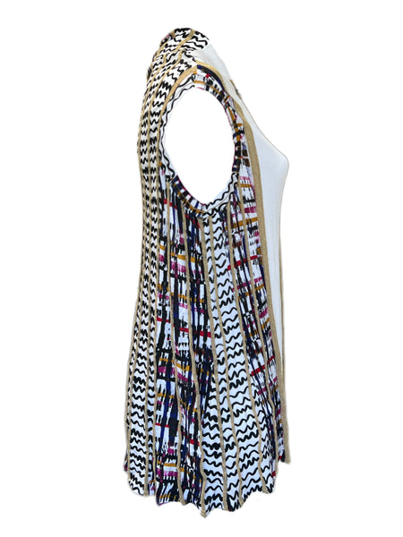 Marina Rinaldi Women's Bianco Alare Knitted One Shoulder Sleeve Sweater Size XL NWT