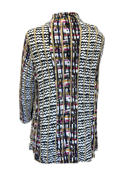 Marina Rinaldi Women's Bianco Alare Knitted One Shoulder Sleeve Sweater Size XL NWT