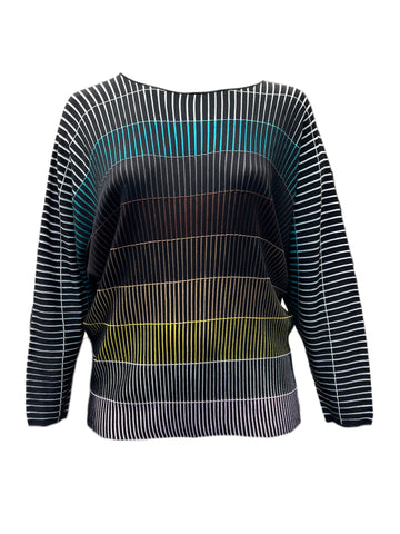 Marina Rinaldi Women's Multicolor Alba Pullover Sweater NWT