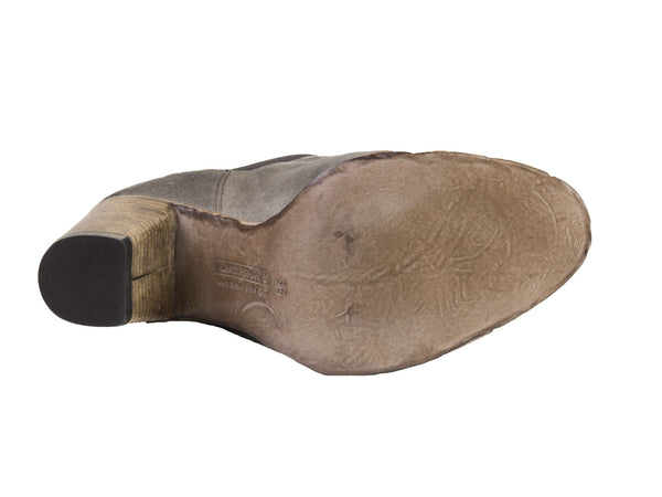 ALBERTO FERMANI Women's Taupe Burnished Suede Piccola Chelsea Ankle Boots