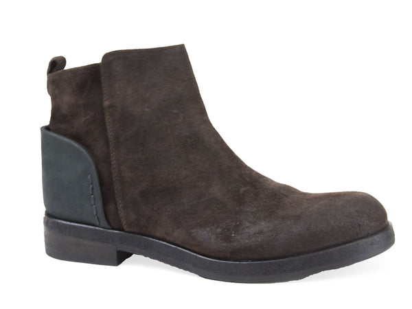 ALBERTO FERMANI Women's Brown Suede Sossano Ankle Boots Floor Model