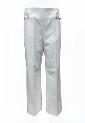 Max Mara Women's White Albore Straight Pants NWT