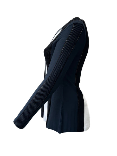 Marina Rinaldi Women's Navy Alburno Pullover Sweater NWT