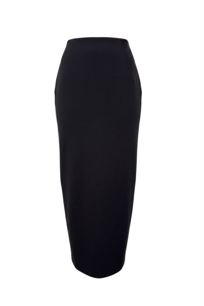 Max Mara Women's Black Alce Zipper Closure Staight Skirt NWT
