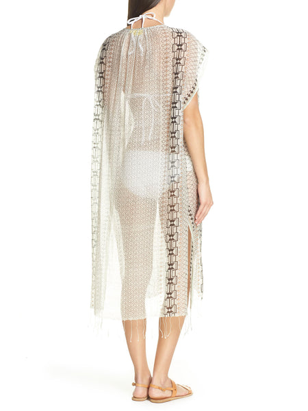 ROBERTA ROLLER RABBIT Women's Black Aleph Finn Kaftan $195 NEW