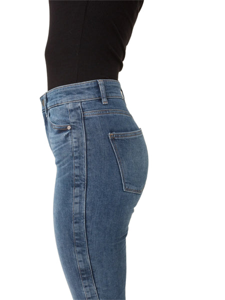 DL1961 Women's Alva Mara Ankle High Rise Instasculpt Straight Jeans, Size 31 NWT