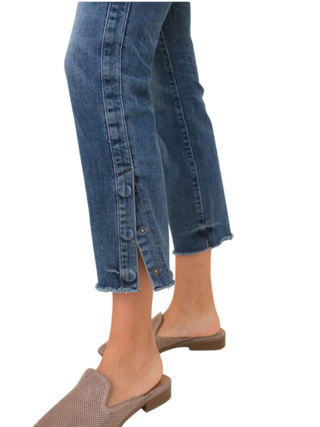 DL1961 Women's Alva Mara Ankle High Rise Instasculpt Straight Jeans, Size 31 NWT