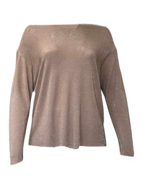 Marina Rinaldi Women's Camel Amare Knitted Pullover Sweater Size XL NWT