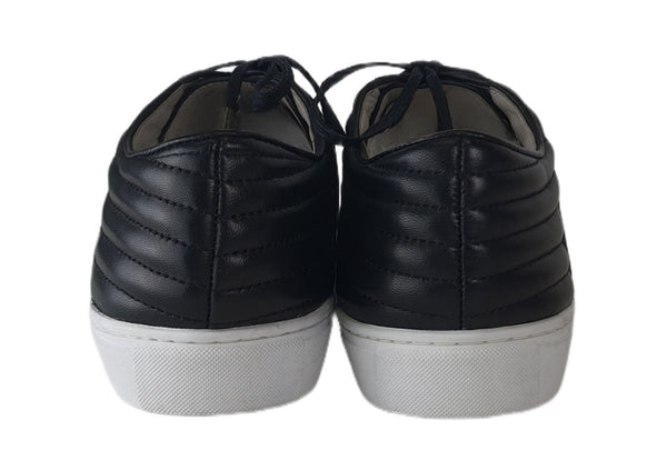MATT BERNSON Women's Black Ambrose Leather Sneakers #MB070 9.5 NWB