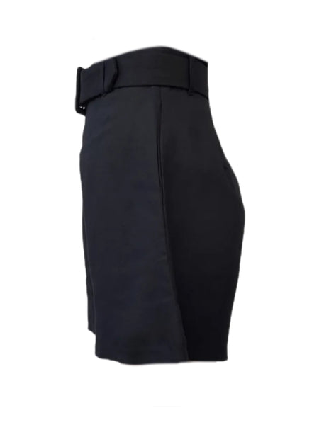 MADISON THE LABEL Women's Black Linen Wide-Leg Shorts #MS0111 X-Small NWT