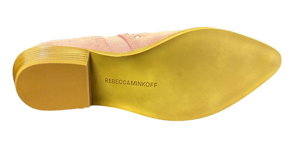 REBECCA MINKOFF Women's Berry Smoothie Oiled Suede Annette Booties Sz 6.5 NIB