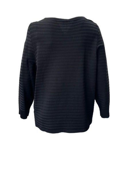 Marina Rinaldi Women's Black Antille Pullover Sweater NWT