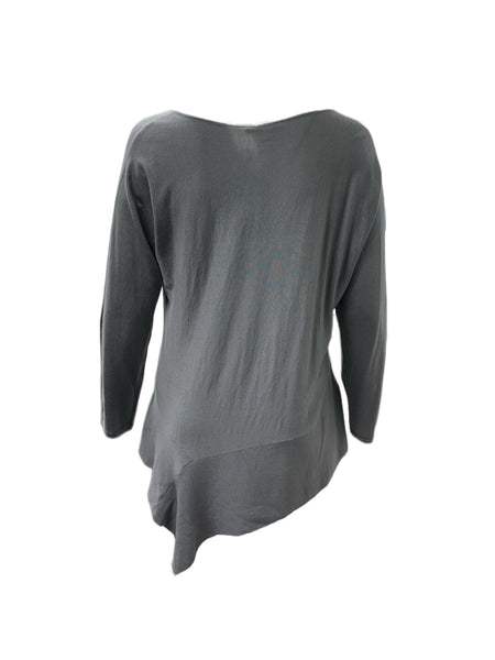 Marina Rinaldi Women's Grey Ape Pullover Sweater NWT