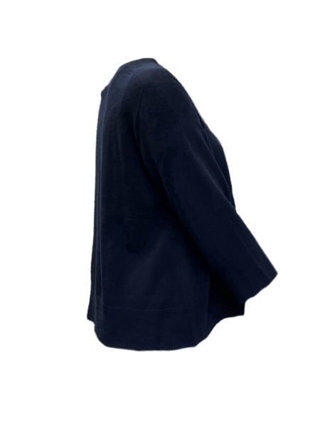 Marina Rinaldi Women's Navy Arabesca Sweater Size XL NWT