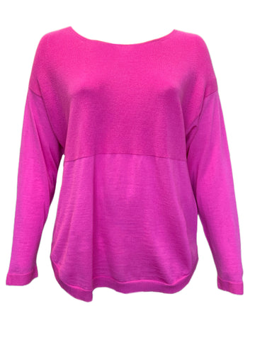 Marina Rinaldi Women's Pink Araldo Pullover Sweater NWT