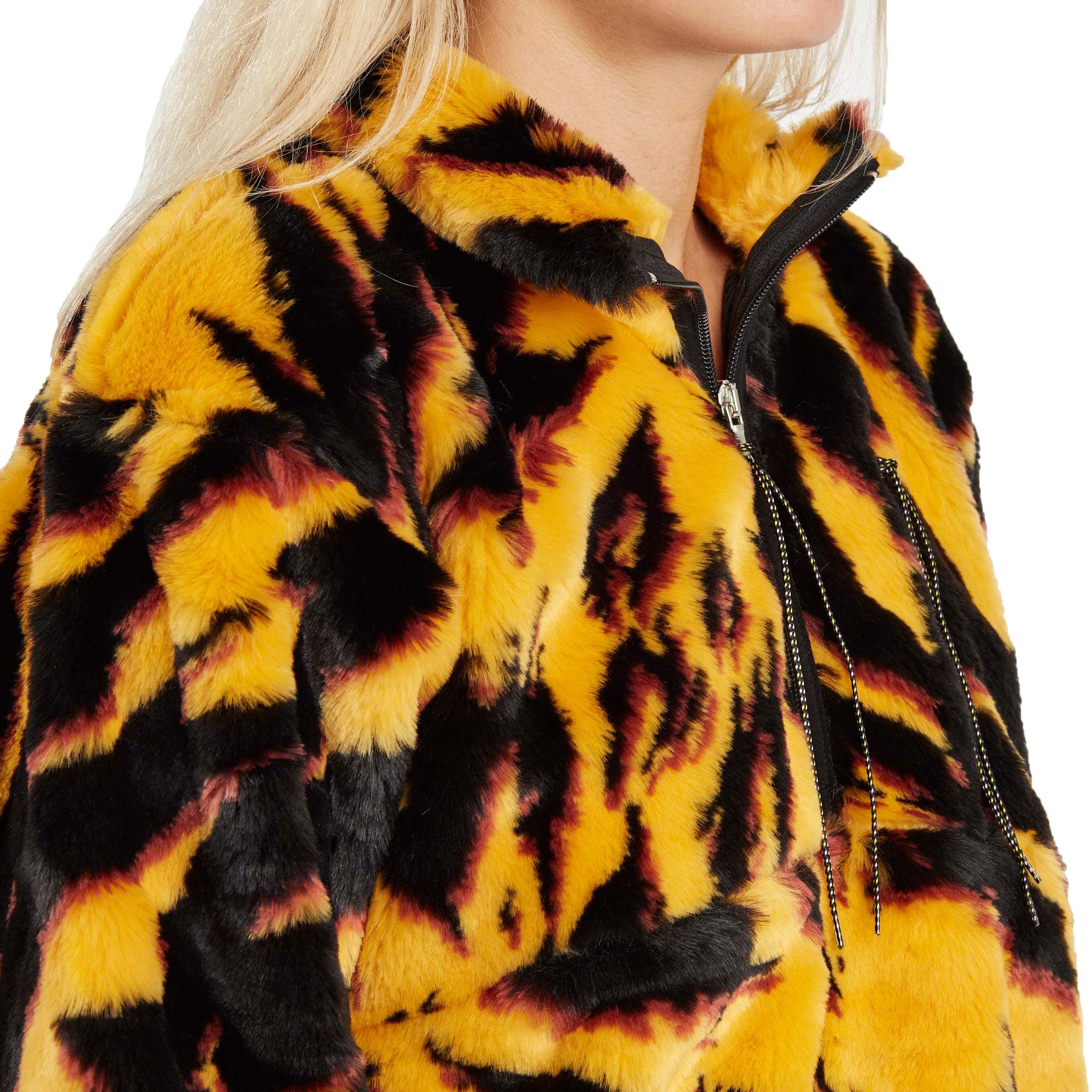 Aries Arise Women s Furry Half Zip 250 NEW Walk Into Fashion