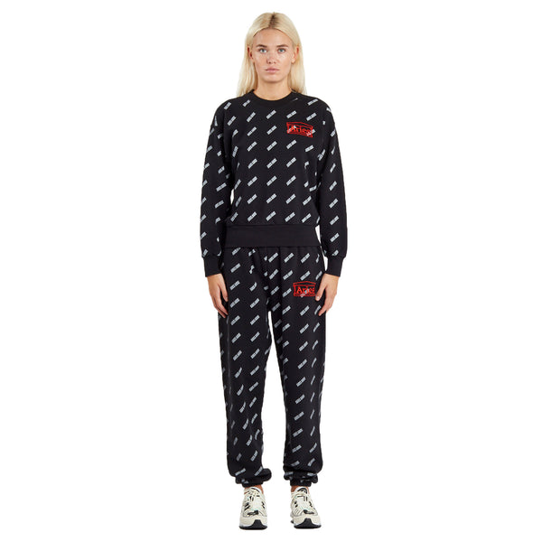 Aries Arise Unisex Black Aries Print Sweat Pants $195 NEW
