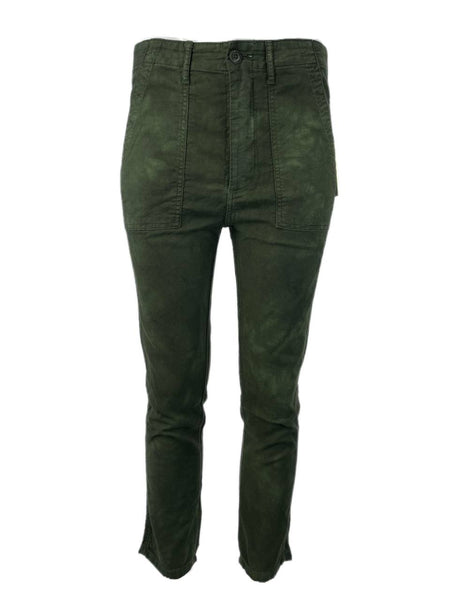 THE GREAT Women's Worn Dark Army The Slouch Armies Pants Size 29 NWT