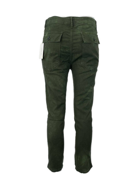 THE GREAT Women's Worn Dark Army The Slouch Armies Pants Size 29 NWT