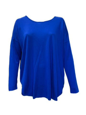 Marina Rinaldi Women's Blue Arte Knitted Sweater Size XL NWT