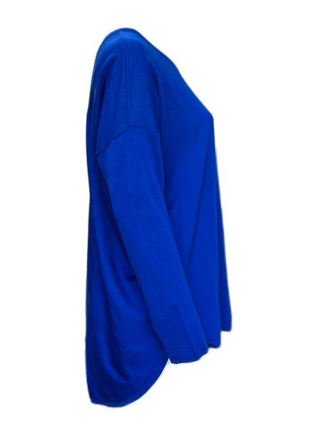 Marina Rinaldi Women's Blue Arte Knitted Sweater Size XL NWT
