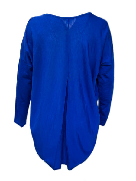 Marina Rinaldi Women's Blue Arte Knitted Sweater Size XL NWT