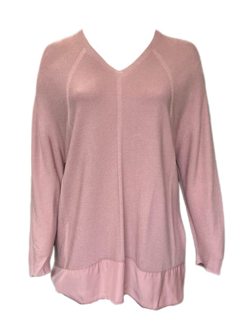 Marina Rinaldi Women's Pink Assorto Knitted Sweater NWT